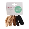 5 clips of hair bands, high-elasticity towel bands, seamless hair ties, fashionable jacquard wavy hair ties, and seamless leather bands Item Picture